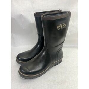 Dryshod Mudslinger Mens 13 Waterproof Neoprene Rubber Work Boots Black Mud Rain